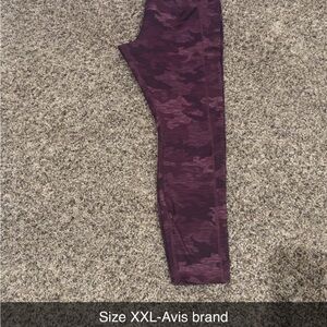 Purple Camo Leggings